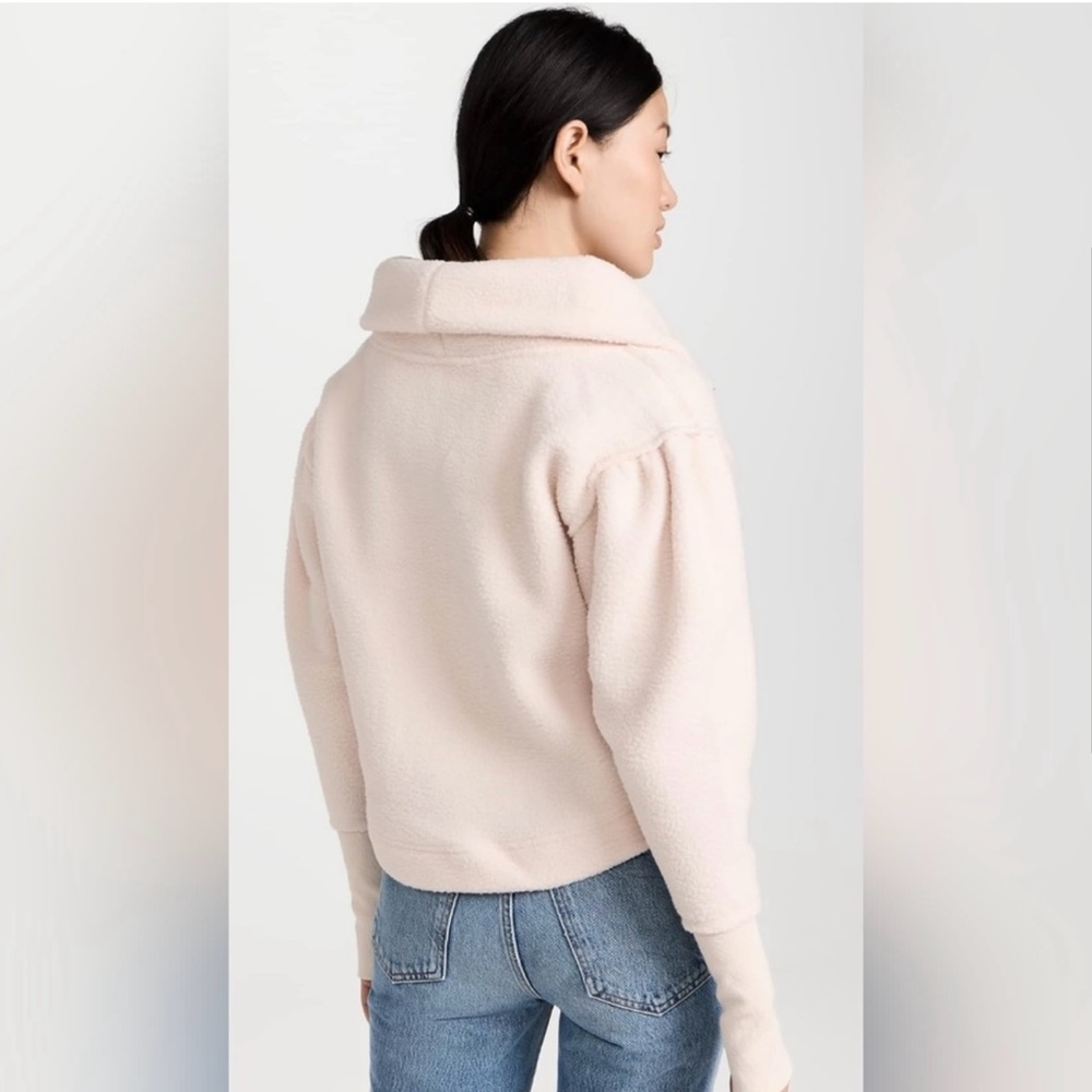 Free People Poppy Pullover Fleece Zip Jacket - Picture 3 of 6